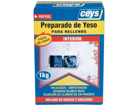 PREPARADO DE YESO PARA RELLENOS 1 KG CEYS