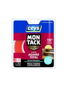 CINTA DOBLE CARA DE MONTAJE PARA LEDS CEYS 10MX8MM