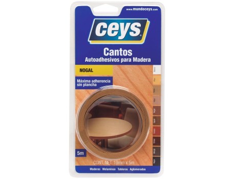 CANTO AUTOADHESIVO PARA MADERA NOGAL 5M CEYS