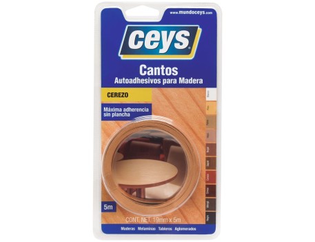 CANTO AUTOADHESIVO CEREZO 19MM X 5M CEYS