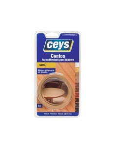 CANTO AUTOADHESIVO SAPELI 5M 19MM CEYS 850402