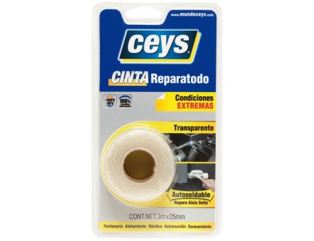 CINTA REPARATODO AUTOVULCANIZABLE 3M X 25MM CEYS