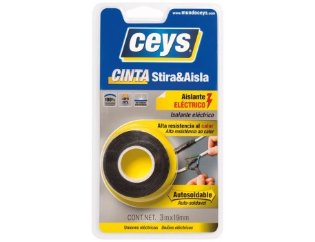 CINTA AISLANTE CEYS STIRA Y AISLA 5M X 19MM