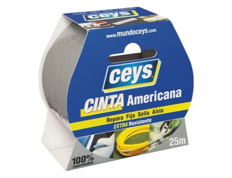 CINTA AMERICANA CEYS PLATA 25M X 50MM