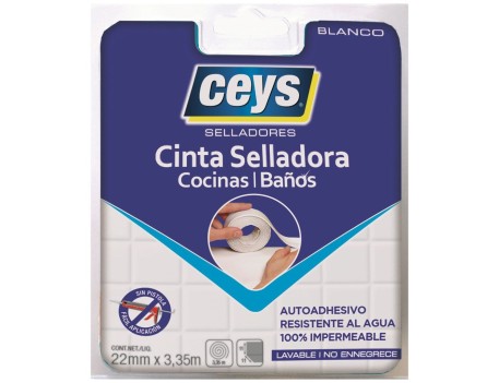 CINTA SELLADORA IMPERMEABLE CEYS SELLACEYS HOGAR 22MMX3,35M