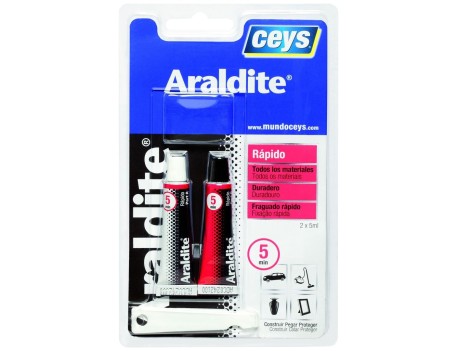 ADHESIVO EPOXI CEYS ARALDIT RÁPIDO 5+5ML