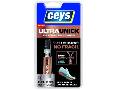ADHESIVO UNIVERSAL INSTANTÁNEO EN GEL CEYS ULTRAUNICK 3G