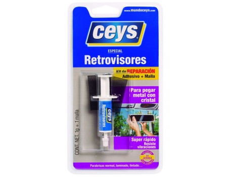 ADHESIVO ESPECIAL PARA RETROVISORES CEYS JERINGA 1GR