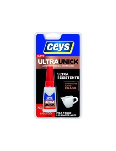 ADHESIVO INSTANTÁNEO ULTRAUNICK LÍQUIDO CEYS 20G
