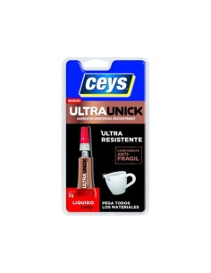 ADHESIVO INSTANTÁNEO ULTRA FUERTE CEYS ULTRAUNICK LÍQUIDO 3G