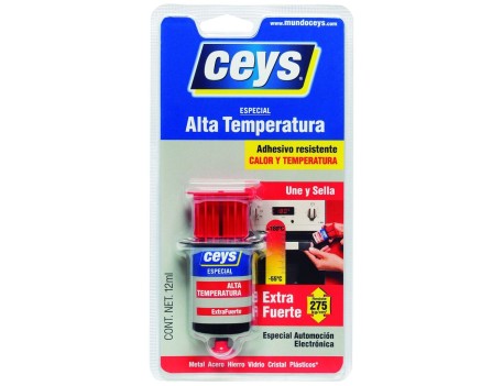 ADHESIVO ESTRUCTURAL ALTA TEMPERATURA CEYS 12ML 6 UNIDADES