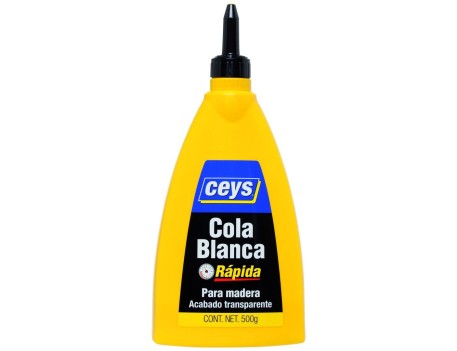 COLA BLANCA RÁPIDA CEYS 500GR BIBERÓN