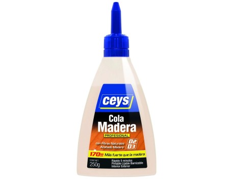 COLA MADERA PROFESIONAL CEYS 250G BIBERÓN