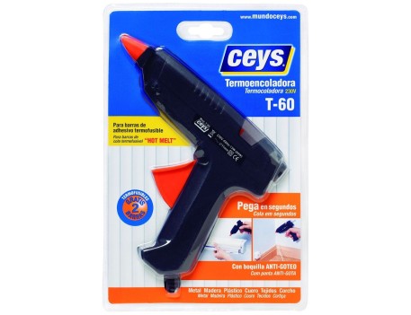 PISTOLA TERMOFUSIBLE PARA BARRAS DE 11 MM CEYS T-60