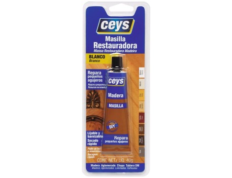 MASILLA RESTAURADORA MADERA BLANCO CEYS 40G