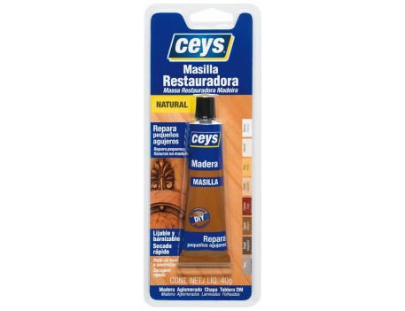 MASILLA RESTAURADORA PARA MADERA NATURAL CEYS 40GR