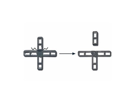CRUCETAS PVC 10MM BOLSA 300UDS REF 2110099