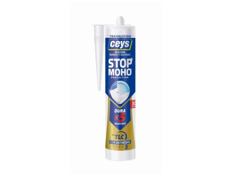 SILICONA ANTIMOHO TRANSLÚCIDA CEYS 280ML