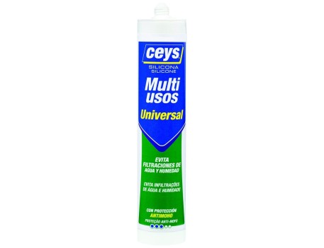 SILICONA UNIVERSAL CEYS BLANCO 280 ML