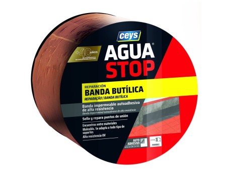 BANDA IMPERMEABLE AUToadhesiva DE BUTILO CEYS 10CMX10M