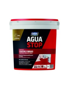 IMPERMEABILIZANTE AGUASTOP CAUCHO FIBRAS CEYS 1KG