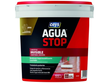 IMPERMEABILIZANTE TRANSPARENTE CEYS AGUASTOP INVISIBLE 1L