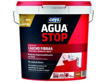 IMPERMEABILIZANTE CEYS CAUCHO FIBRAS 20KG