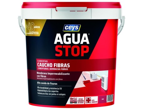 IMPERMEABILIZANTE CAUCHO ACRÍLICO FIBRAS CEYS 5KG