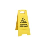 SEÑAL PVC PLEGABLE PREC.SUELO MOJADO