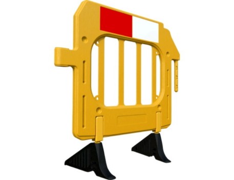 VALLA PLASTICA G.BARRIER AMARILLO 1X1M