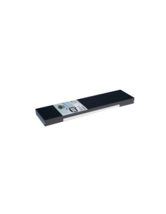 ESTANTE EN U 60X15X10CM LACADO NEGRO FEPRE