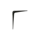 PALOMILLA ORNAMENTAL ACERO NEGRO 100X75 MM AMIG