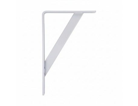 SOPORTE PALOMILLA ACERO BLANCO 200X125 MM AMIG