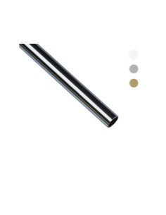 BARRA CORTINA METAL CROMADO 12MM 4M AMIG