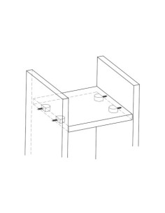 SOPORTE MEDIA LUNA AMIG 165-14 BLANCO 2