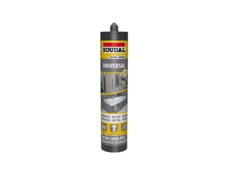 SOUDAL UNIVERSAL SIL AC TPT 280ML SAM