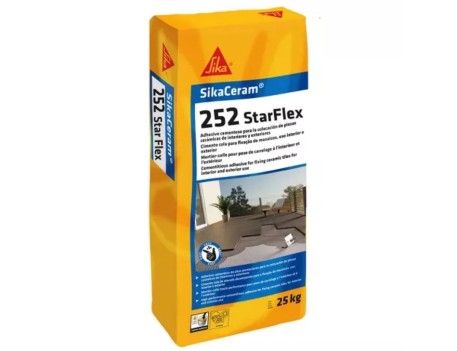 SIKA CERAM 252 STARFLEX BLANCO (25KG)