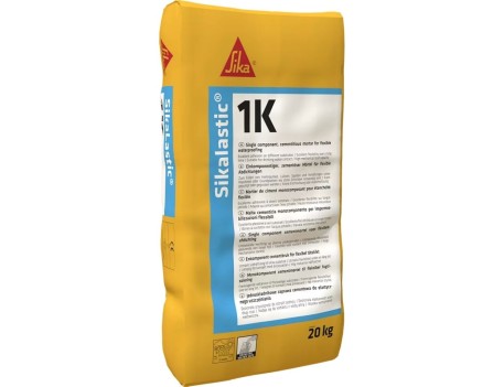 MORTERO SIKALASTIC 1K GRIS CLARO (18KG)