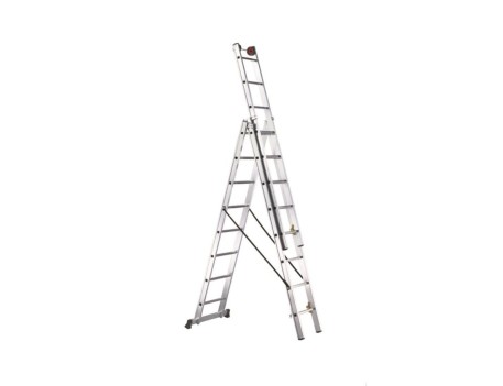 ESCALERA EURO 3 TRAMOS SVELT 10 PELDAÑOS