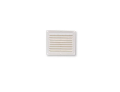 REJILLA VENTILACIÓN ABS BLANCA 14.6X17.5CM CON MOSQUITERA