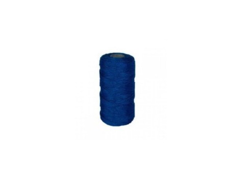 BOBINA CUERDA ATIRANTAR 2MM AZUL 100M POLIPROPILENO