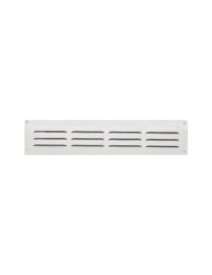 REJILLA ALUMINIO BLANCA 5X25CM CON MOSQUITERA 0.8MM