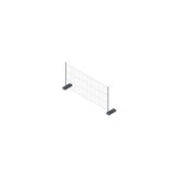 VALLA MÓVIL ESTÁNDAR OBRA 3.50X1.85M GALVANIZADA