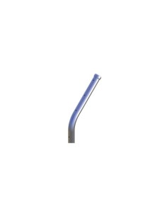 POSTE CURVO GALVANIZADO 45MM 1.65M VALLA