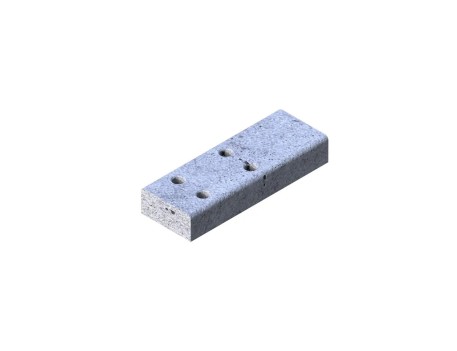 BASE PARA VALLA PERFORADO HORMIGÓN REFORZADO