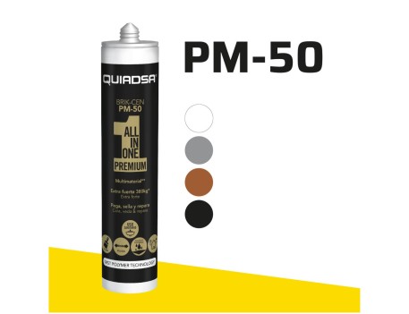 SELLADOR ELÁSTICO POLÍMERO PM-50 QUIADSA 290 ML
