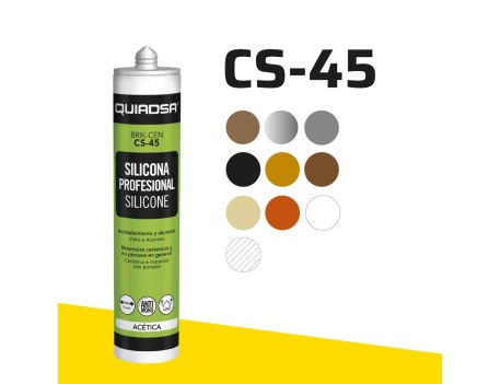 SELLADOR SILICONA ACÉTICA PROFESIONAL CS-45 280ML