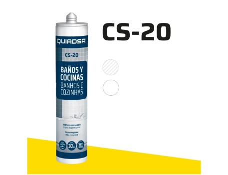 SILICONA TRANSLÚCIDA CS-20 QUIADSA 85ML