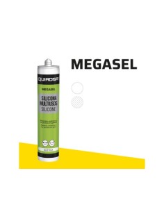 SILICONA SELLADORA MEGASEL TRANSLÚCIDA QUIADSA 280 ML