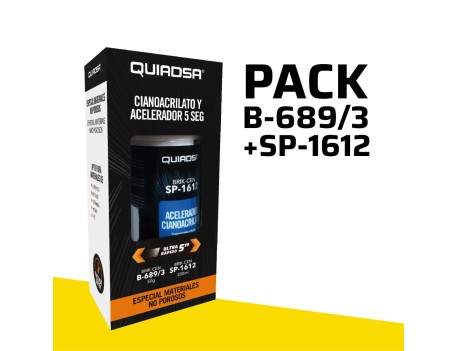 KIT CIANOACRILATO + ACELERADOR 50GR QUIADSA